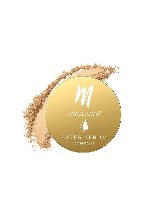 MyGlamm - Super Serum Compact 102W Beige 9G ; Infused With Hyaluronic Acid & Vitamin E ; Matte Finish Compact Powder ; All Skin Types - Image 1