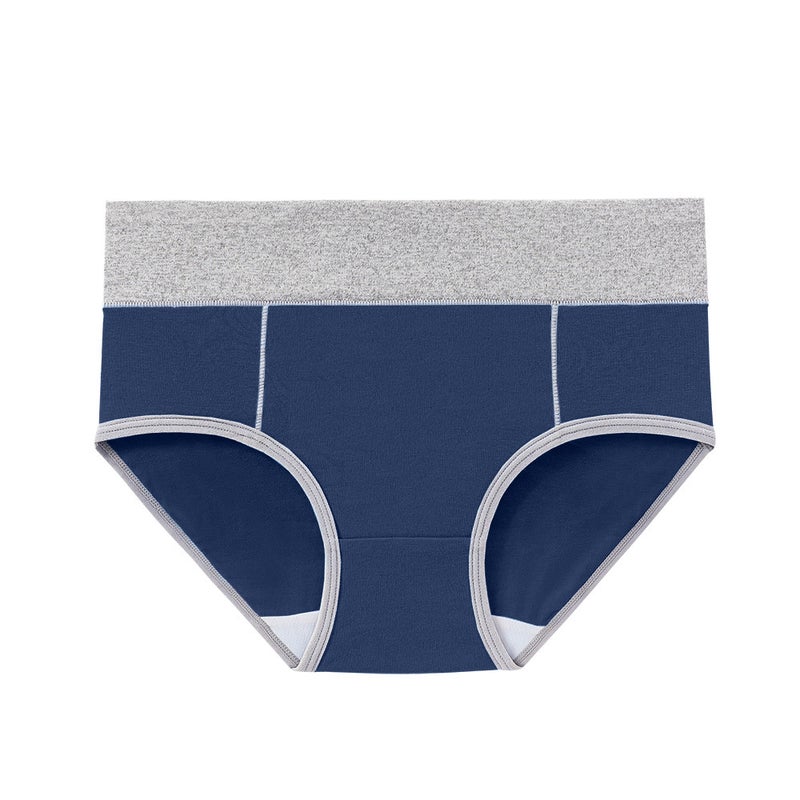 5-Piece Combination Waist Hip Spot Cotton Solid Color Underwear Ladies Plus Large Size - Image 5