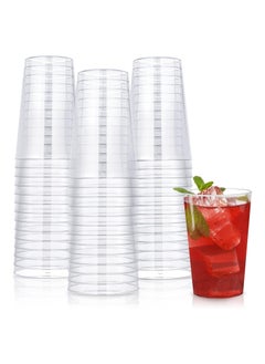 ECO 1000Clear Durable 12 Ounce Plastic Disposable Smoothie Cups for Party Favors (Made of BPA Free Recyclable Plastic)  - Image 3