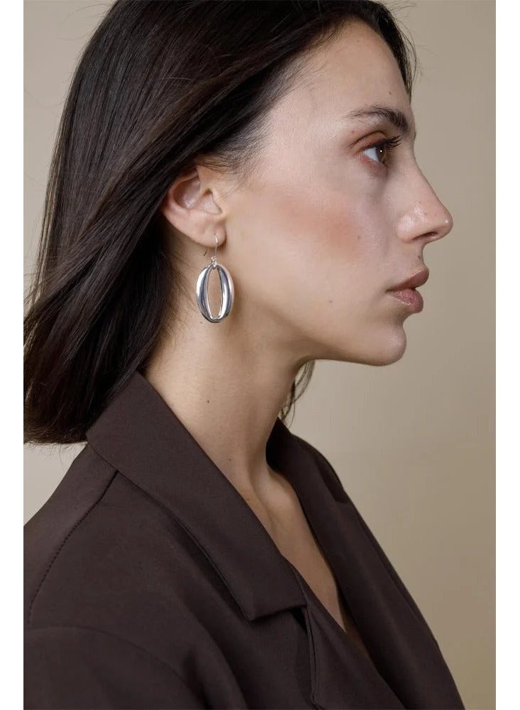 فارما خطاف بيضاوي 45 ملم فضي - Image 2