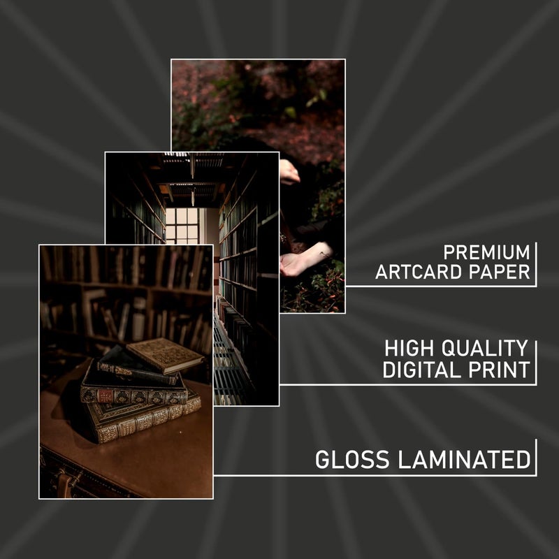SAW Dark Academia Posters Pack of 54 | 4x6 Inch Aesthetic Wall Collage Posters | Vintage Art Prints for Wall Decor | Decorative Posters for Bedroom, Living Room, Home & Office - Image 2
