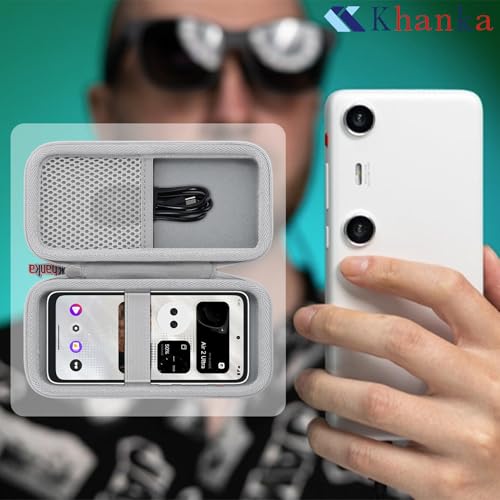 khanka Hard Travel Case Replacement for XREAL Beam Pro,The AR Glasses Spatial Computing Companion(Gray),Case Only. - Image 5