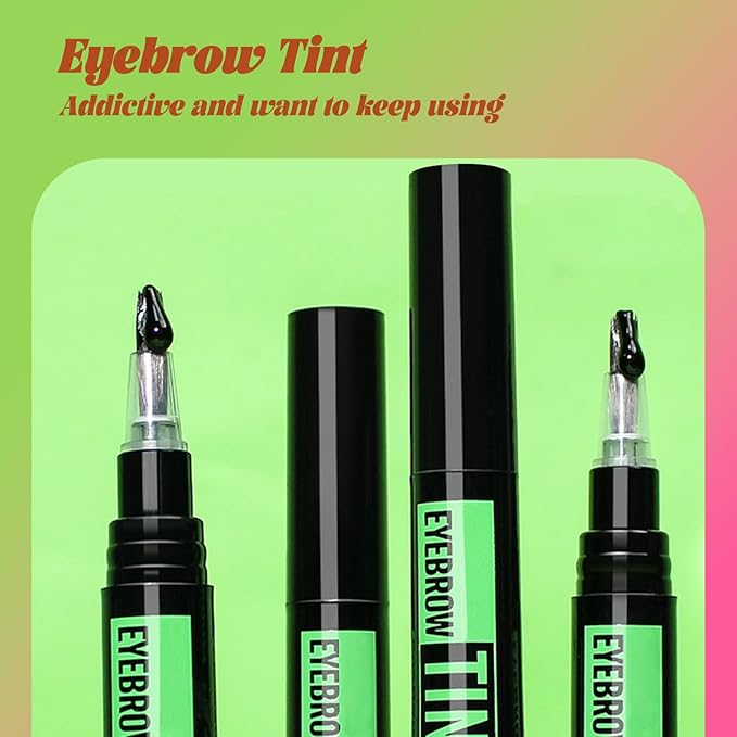 Brow Tint Kit LongLasting Eyebrow Dye for Defined Brows Waterproof and SmudgeProof Includes Precision BrushNatural Black - Image 5