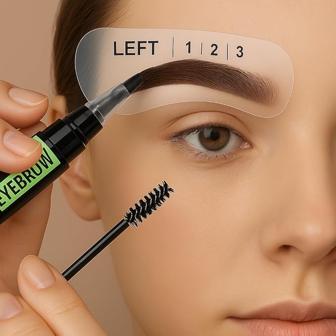 Brow Tint Kit LongLasting Eyebrow Dye for Defined Brows Waterproof and SmudgeProof Includes Precision BrushNatural Black - Image 3