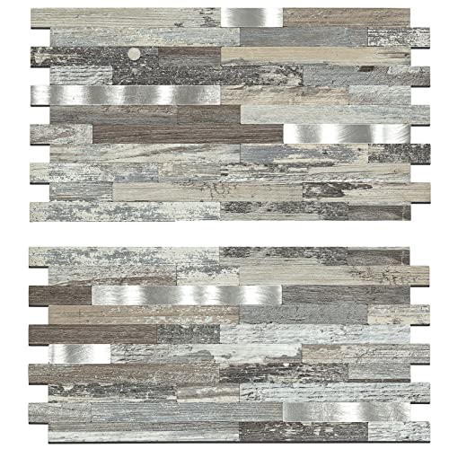 Midcard 20 Sheets Peel and Stick Backsplash PVC Wall Tile,for Kitchen Backsplash - Image 1