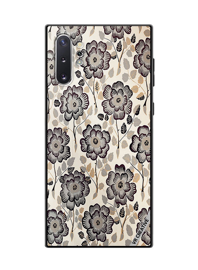 VR CREATIVE Protective Case Cover For Samsung Galaxy Note10 Plus 5G Floral1 Design Multicolour - Image 1