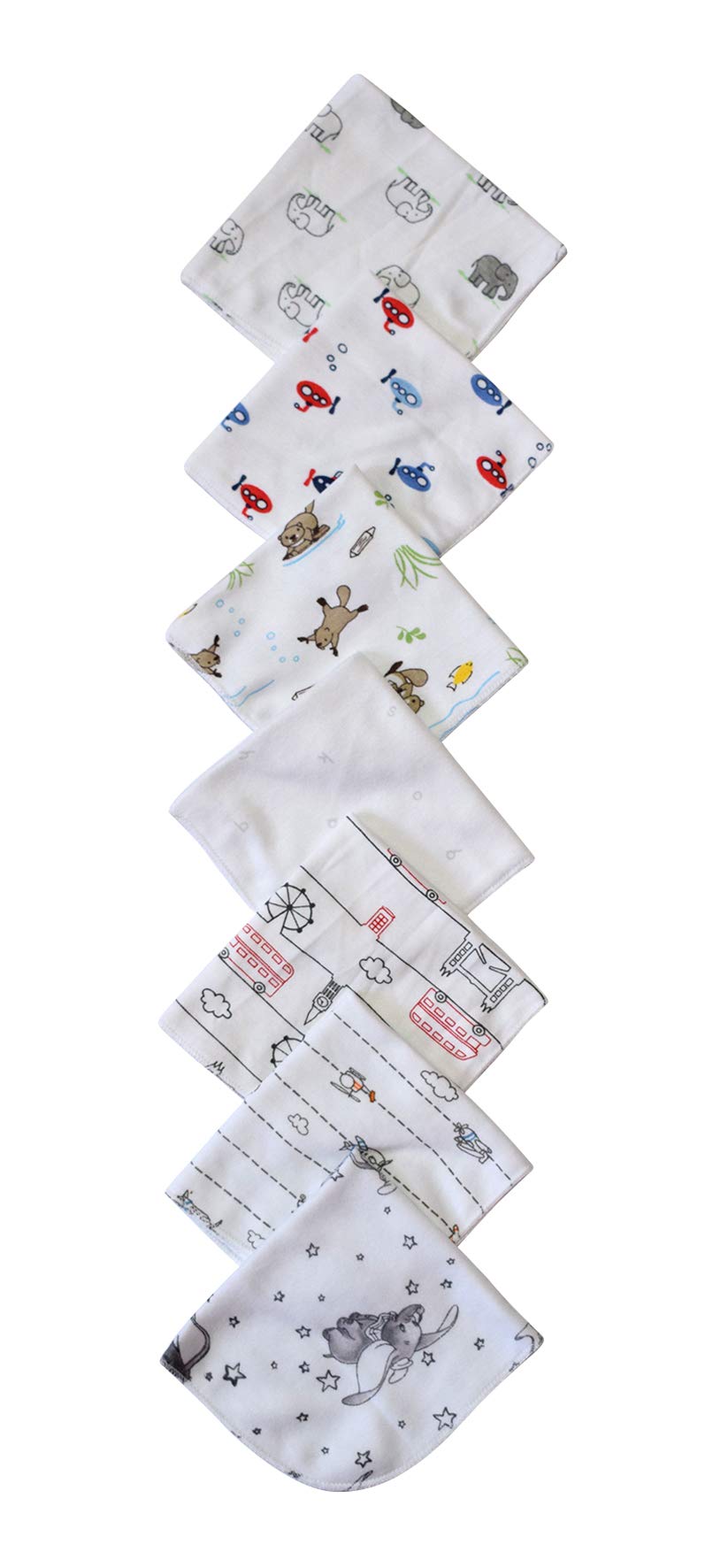 Billy Bum Hosiery washcloth White Pack of 7 - Image 3