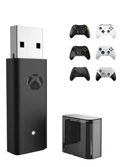 Wireless Adapter for Xbox Works for Windows 10 Compatible with for Xbox One/Xbox One X/Xbox One S Controller and Elite Series Controller, USB Wireless Gaming Receiver Adapter for PC, Laptops, Tablets