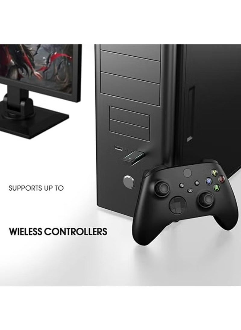 Generic - Wireless Adapter for Xbox Works for Windows 10 Compatible with for Xbox One/Xbox One X/Xbox One S Controller and Elite Series Controller, USB Wireless Gaming Receiver Adapter for PC, Laptops, Tablets - Image 1