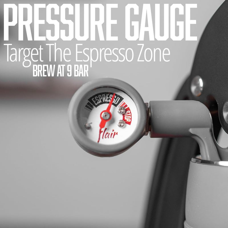 Flair UPDATED Espresso Maker - Classic: All manual lever espresso maker for the home - Pressure gauge and two portafilters included - Image 3
