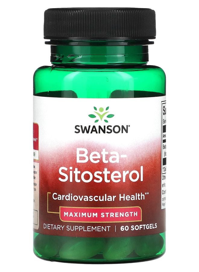 Beta-Sitosterol Maximum Strength 60 Softgels