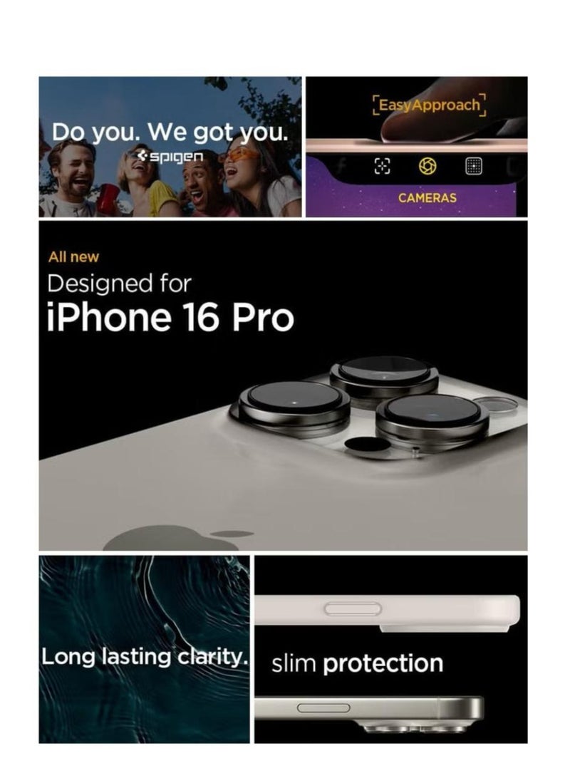 Spigen Ultra Hybrid iPhone 16 Pro Case Cover (2024) - Natural Titanium - Image 2