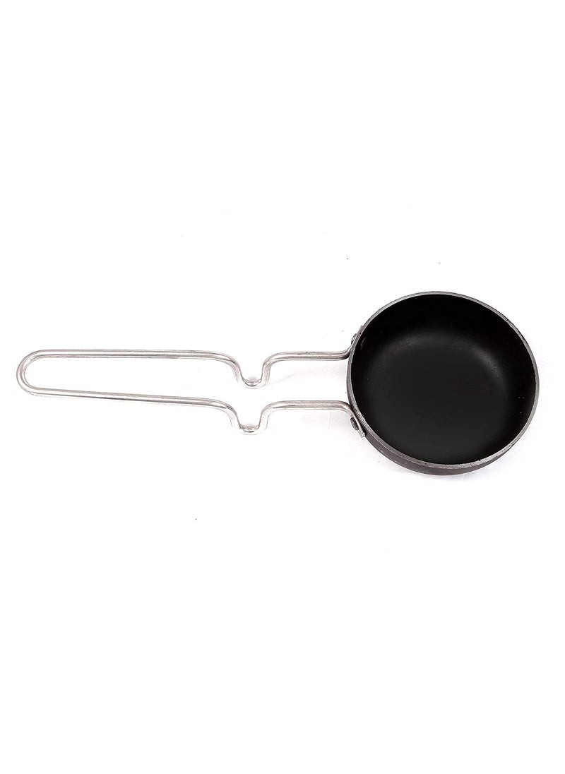 Incrizma Incrizma Raw Iron Tadka pan with Long Handle, Spice Roasting Tadka Pan, Vagaria with Long Handle Stainless Steel Tadka Frying Pan Spice Heating Pan (Iron)  - Image 2