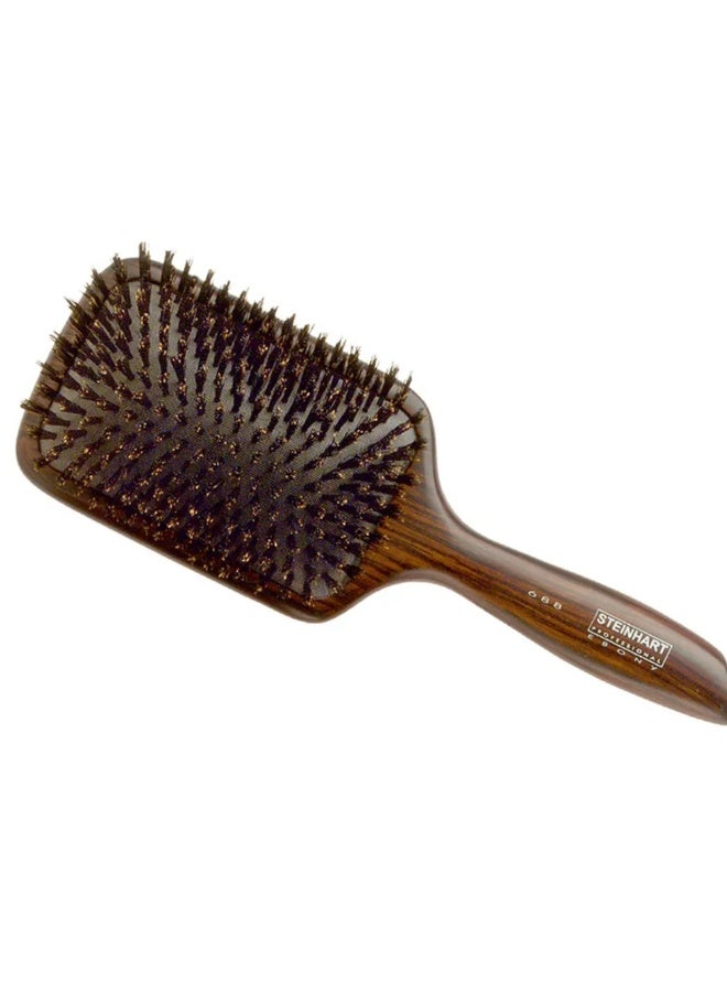 Steinhart Professional Ebony Pneumatic Rectangular Wood Hairbrush for Soft Hair Large 1unit - Image 1