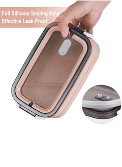 Generic Adult Bento Box Lunch Box Large, Bento Box Japanese Lunch Box Kit with Bag & Utensils, Food Picks for Bento Box Containers, Stackable Bento Box for Adults, Microwave Bento Boxes BPA-free Food Safe  - Image 3