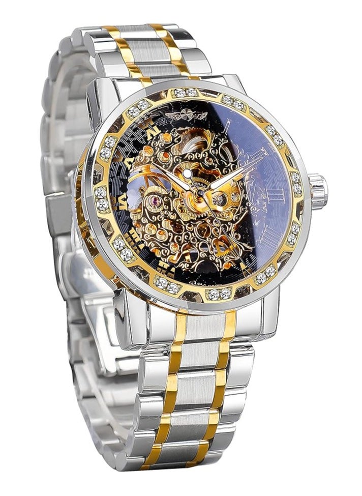 Winner Watches for Men Watch Stainless Steel Luxury Luminous Water Resistant Automatic Mechanical Wristwatch 8012  - Image 1