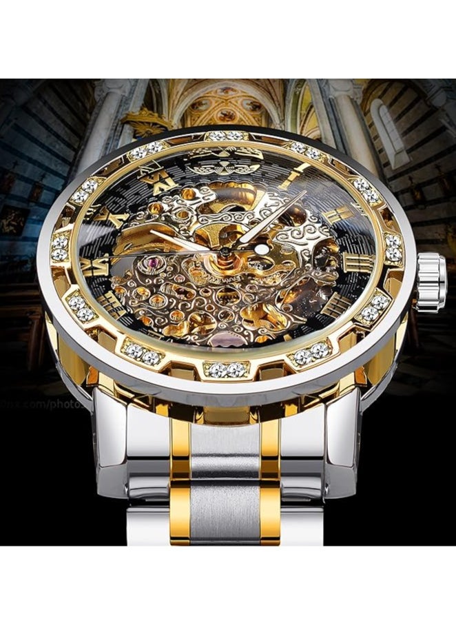 Winner Watches for Men Watch Stainless Steel Luxury Luminous Water Resistant Automatic Mechanical Wristwatch 8012  - Image 2