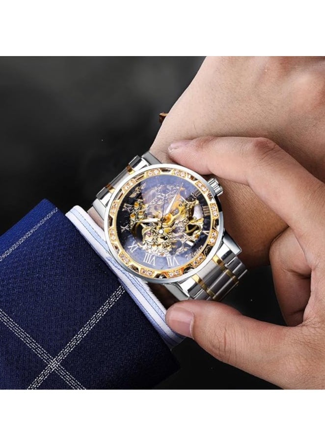 Winner Watches for Men Watch Stainless Steel Luxury Luminous Water Resistant Automatic Mechanical Wristwatch 8012  - Image 5