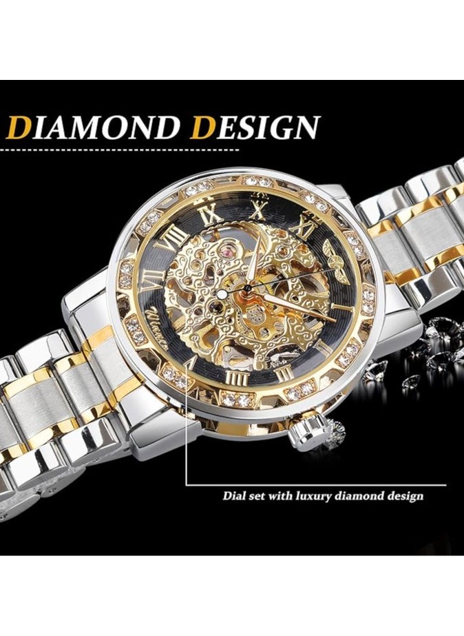 Winner Watches for Men Watch Stainless Steel Luxury Luminous Water Resistant Automatic Mechanical Wristwatch 8012  - Image 3