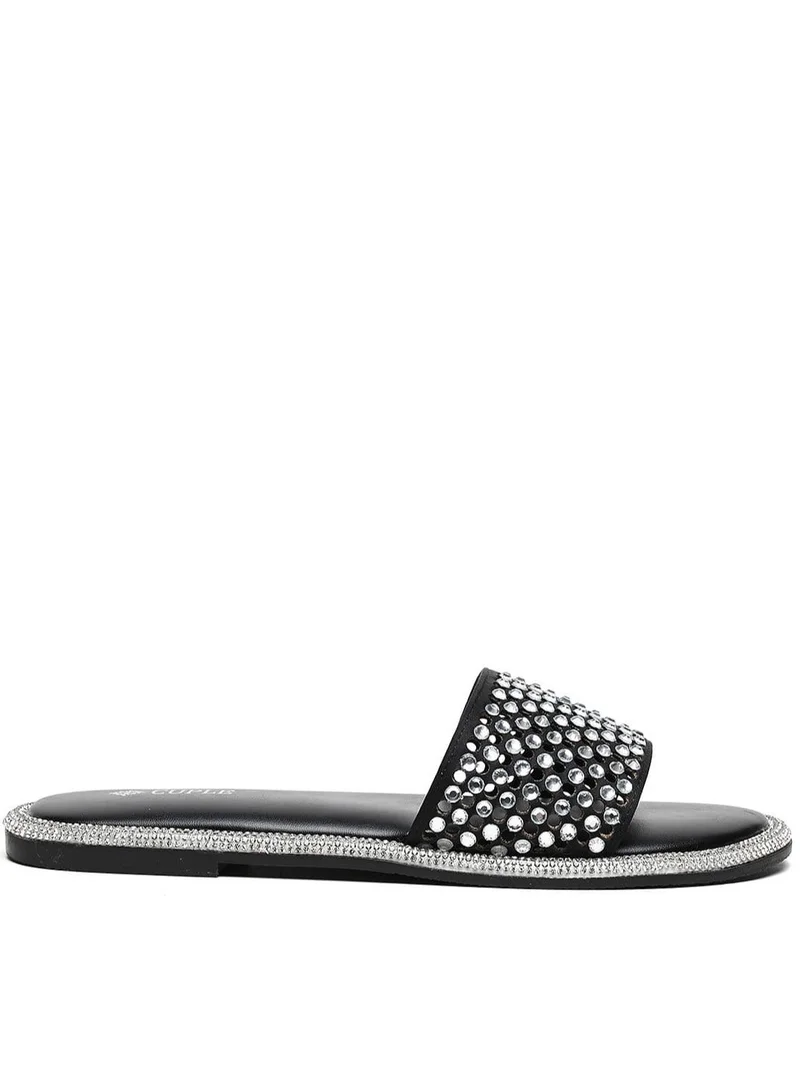 Slip-on Embellished  Flat Sandals