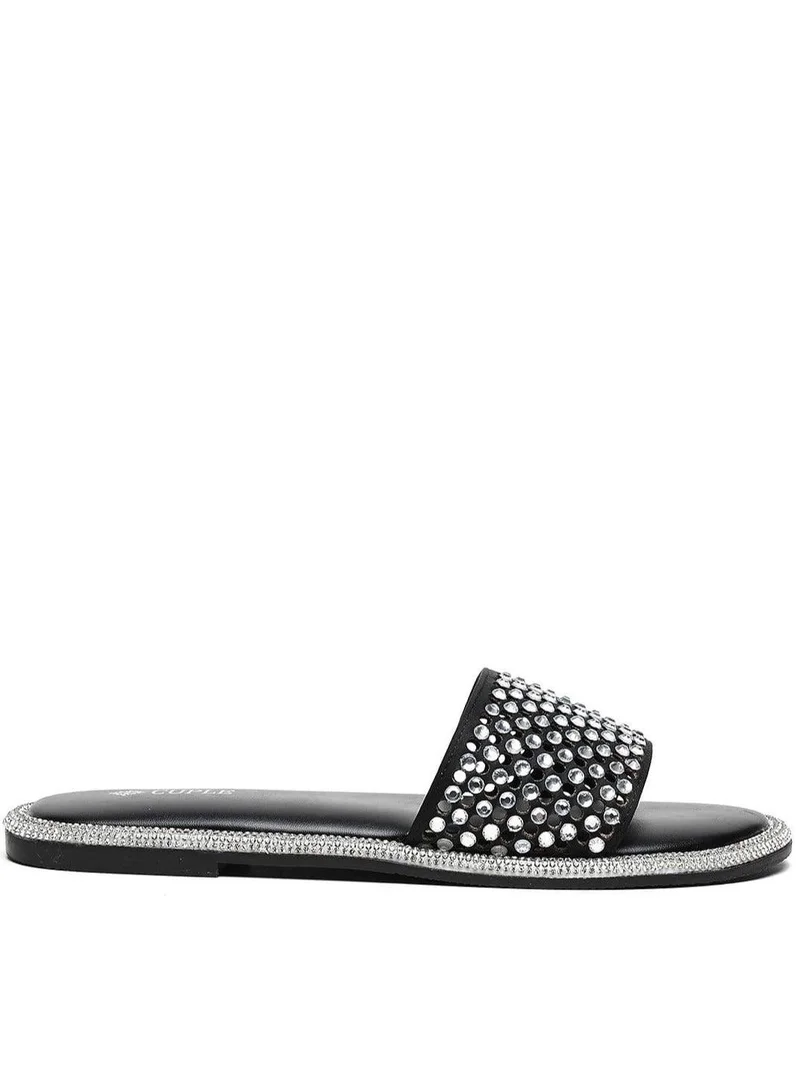 Cuple Slip-on Embellished  Flat Sandals