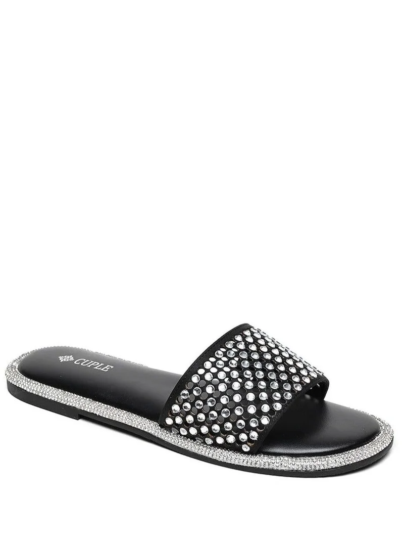 Cuple Slip-on Embellished  Flat Sandals