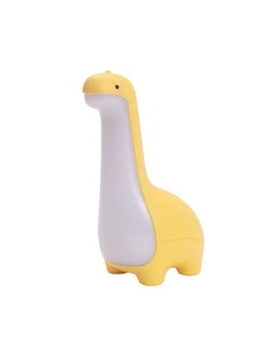 Dinosaur Night Light Creative Gift Light LED Timing Sleeping Light Children's Bedroom Soft Light USB Charging Dimming Atmosphere Light-Color:lemon Yellow