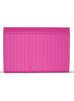 Maxi Maxi Expansion File 13 Grids With String Pink, 13 Pockets Expanding Folders, Store your documents and are easy to carry  - Image 2