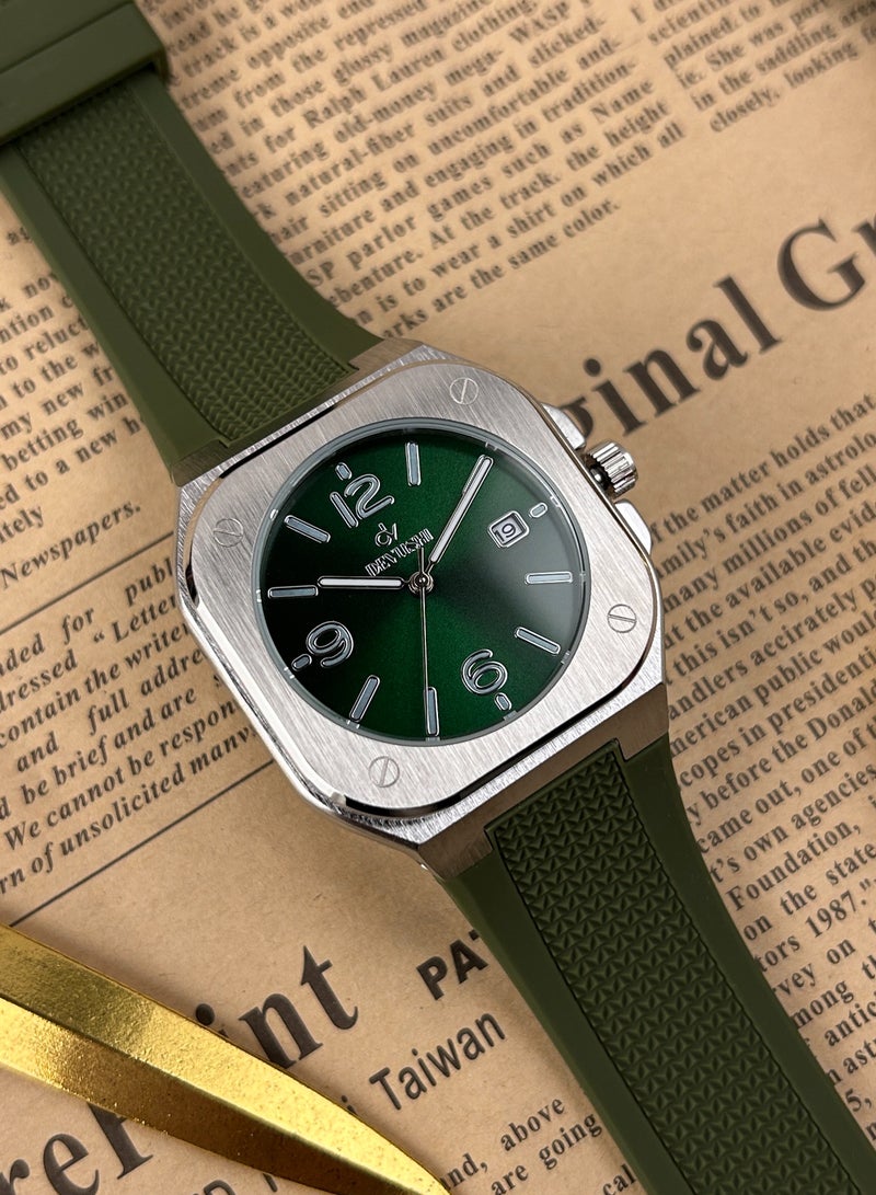 ديفوشي ساعة رجاليه بسوار ربل ناعم ضد الماء - Image 3