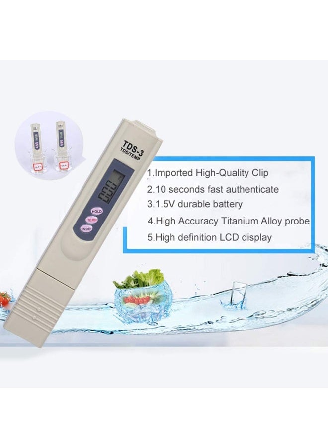 SKY-TOUCH TDS Digital Water Meter, Quality Tester Filter Pen  - Image 3