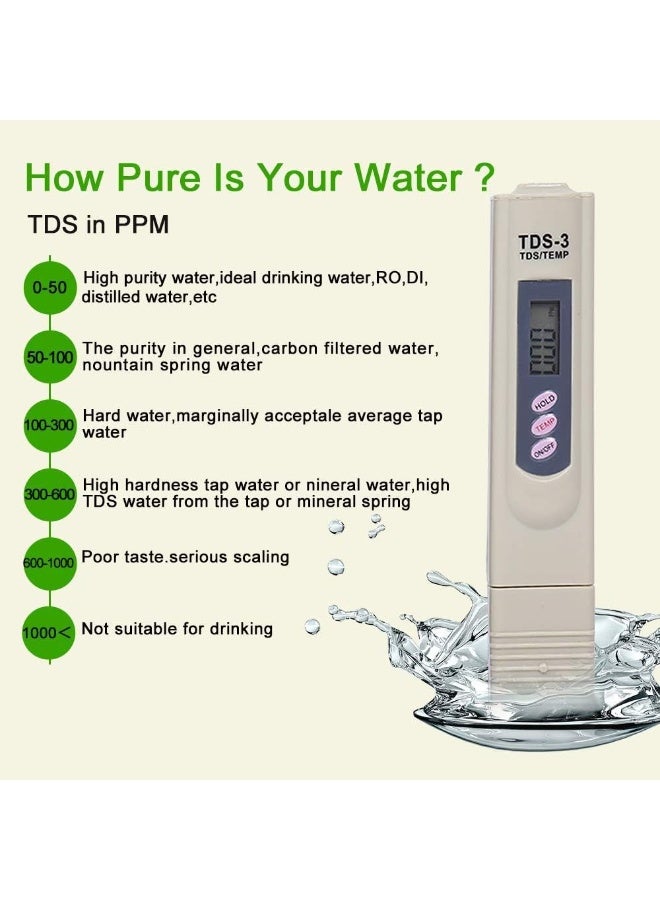 SKY-TOUCH TDS Digital Water Meter, Quality Tester Filter Pen  - Image 4
