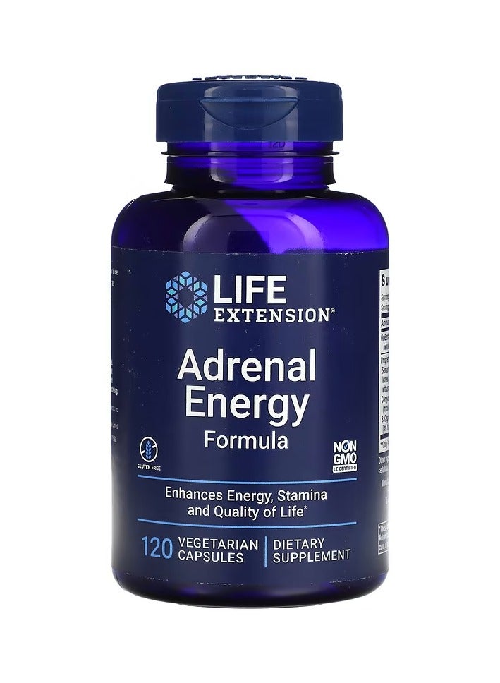 لايف إكستنشن ادرينالين إينرجي فورملا 120 كبسولة نباتية - Image 1