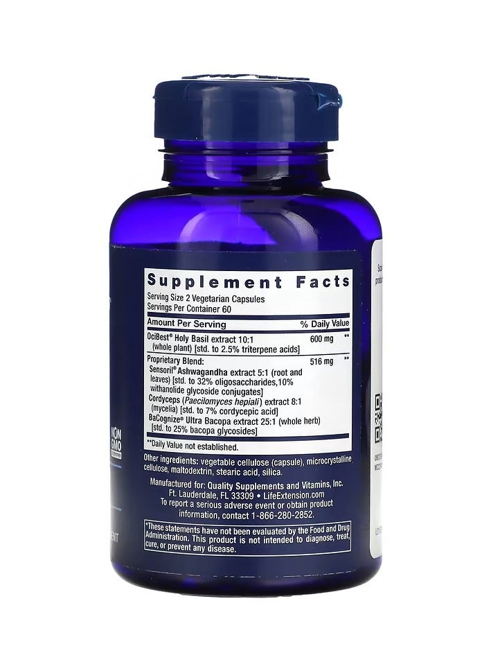 لايف إكستنشن ادرينالين إينرجي فورملا 120 كبسولة نباتية - Image 2