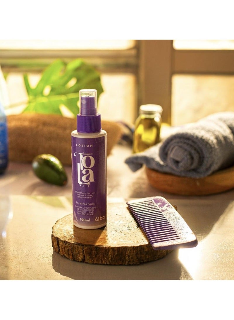 تولا لوشن لجميع أنواع الشعر 120 مل - Image 2