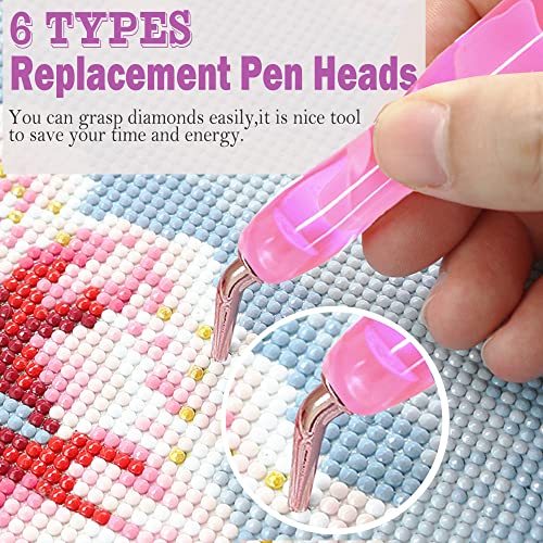 Heyseri Diamond Art Pens, “Classic Wax Stylus” Diamond Painting Pen, Traditional Diamond Painting Tools Accessories, Gem Art Pen with Metal Tips for 5D Craft Nail - Image 3