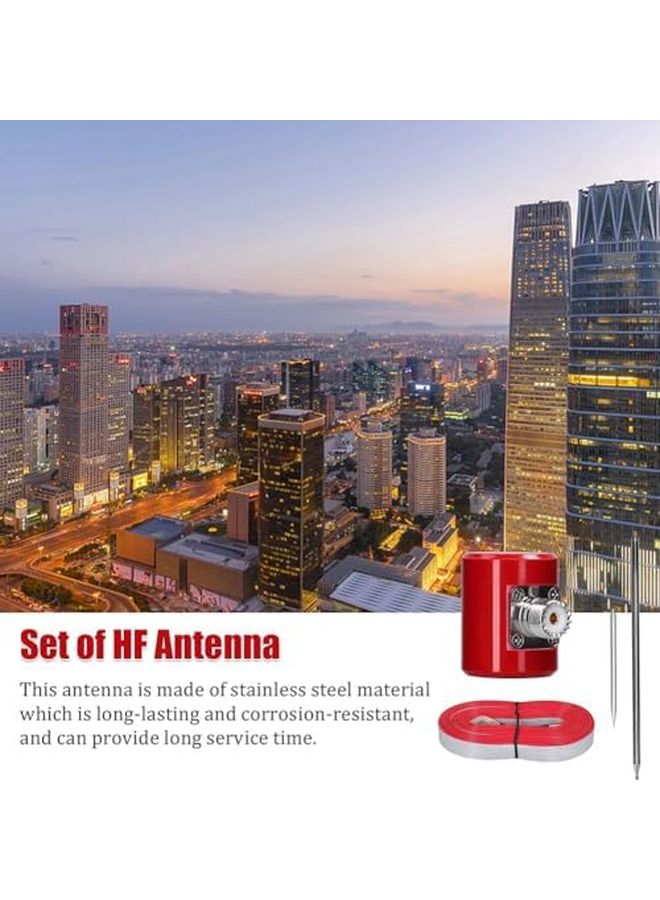 Ham Radio Telescopic Antenna 14M 30MHz Stainless Steel Whip 300W Base Station 1 Set - Image 5