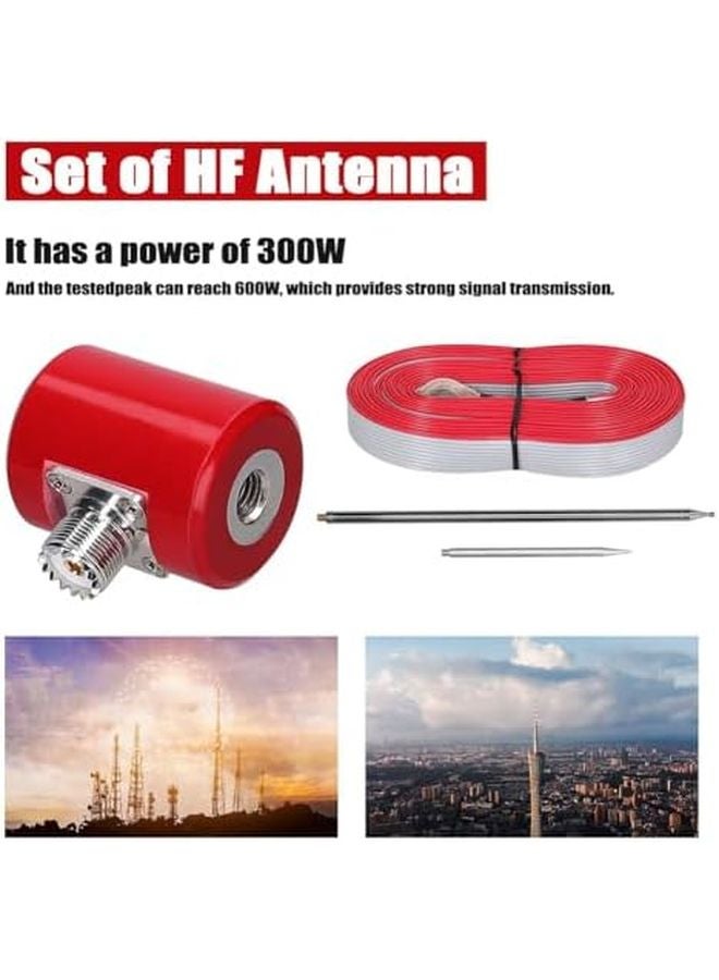 Ham Radio Telescopic Antenna 14M 30MHz Stainless Steel Whip 300W Base Station 1 Set - Image 4