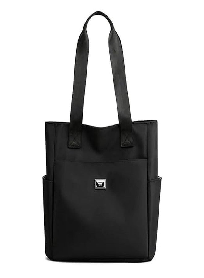 CAPSEA Nylon Tote Shoulder Bag With Double Handles, Lightweight Waterproof Shoulder Bag, Women's Large Capacity Top Handle Handbags, Nylon Tote Bag For Gym, Work, School[Multicolor] - Image 2