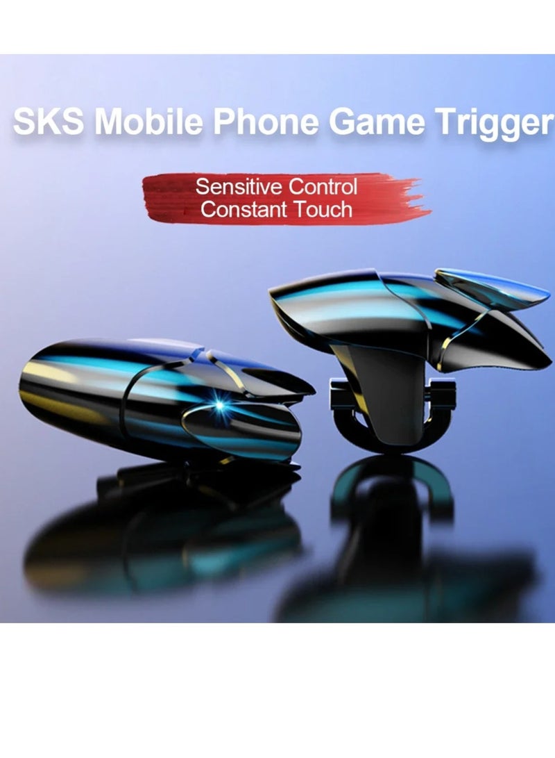 2-Piece Pubg Trigger Gamepad Controller For iPhone And Android Wireless  - Image 3