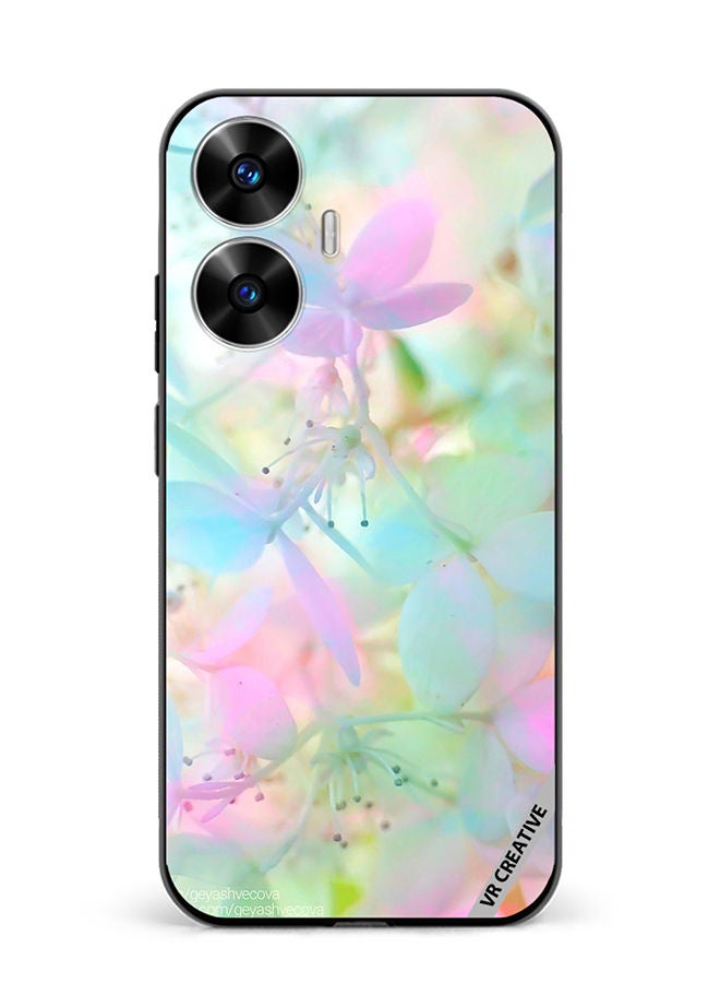 VR CREATIVE Protective Case Cover For Realme C55 Flower Design Multicolour - Image 1