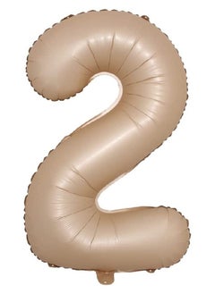 ThePartyPopper 40 Inch Caramel Number Balloon 2 