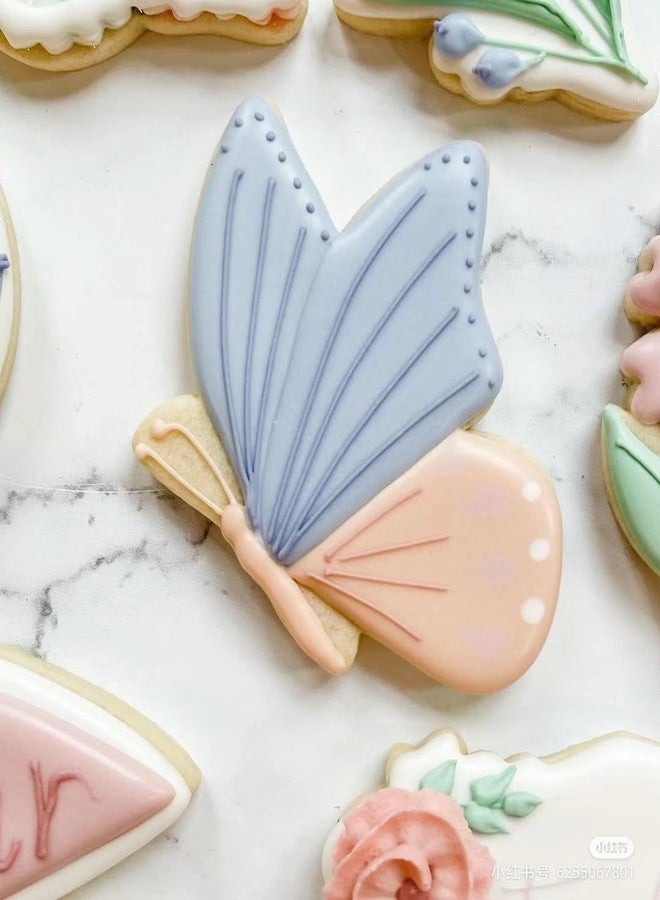 Q-BAKER 3PCS Butterfly Cookie Cutters Set,Stainless Steel Cutter for Themed Party Baby Shower Wedding Spring Easter Holiday - Image 4