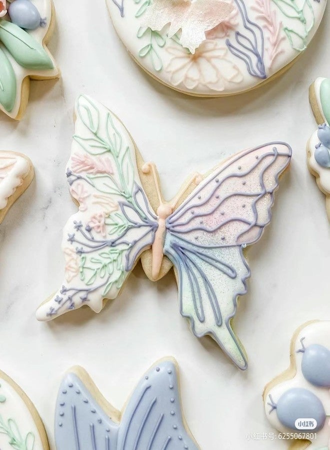 Q-BAKER 3PCS Butterfly Cookie Cutters Set,Stainless Steel Cutter for Themed Party Baby Shower Wedding Spring Easter Holiday - Image 5