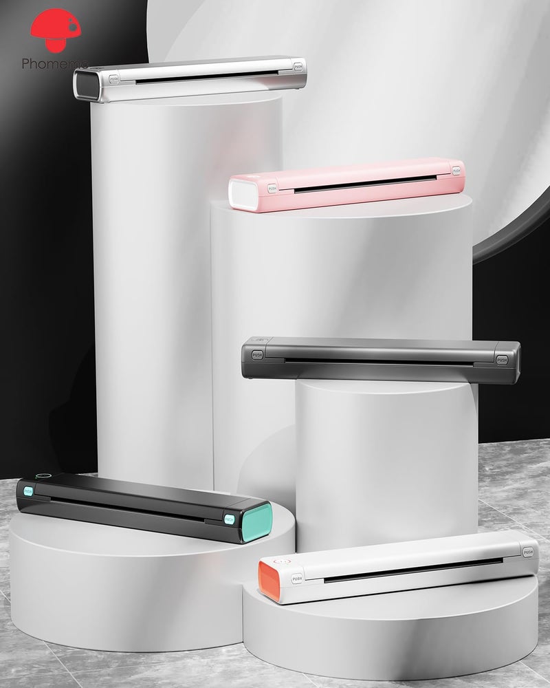 Phomemo A4 Size 8.27"x11.69" Thermal Paper for M08F Portable Printer, Quick-Dry Thermal Printer Paper Rolls, 50sheets/Roll - Image 4