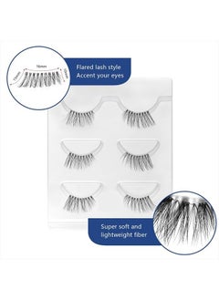 False eyelashes Natural Half Lash 3 Pairs Accent Fake Lashes Wispy Light Volume Reusable Pack (HF3) - pzsku/ZB2F70872E82D7B414F84Z/45/_/1679288778/df6a65d8-7748-4917-bbd0-65247dc63867