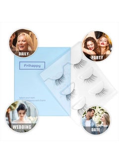 False eyelashes Natural Half Lash 3 Pairs Accent Fake Lashes Wispy Light Volume Reusable Pack (HF3) - pzsku/ZB2F70872E82D7B414F84Z/45/_/1679288779/b720e02f-2444-44fc-9e0a-2ee4befcfa30