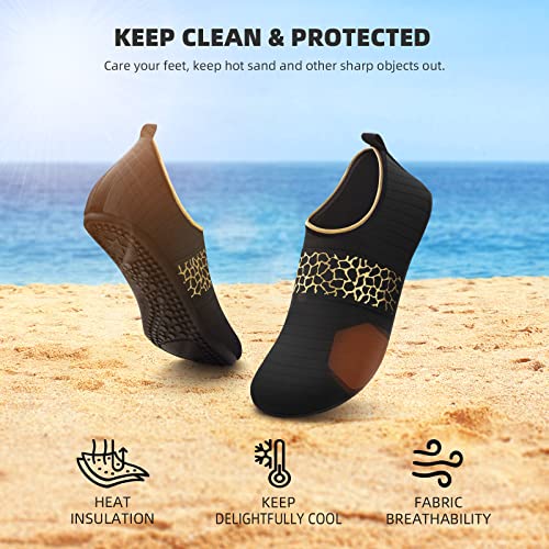 ATHMILE Water Shoes Women Men Barefoot Aqua Socks Quick-Dry for Beach Swim Pool Yoga Camping Cruise Surf Sport - Image 2