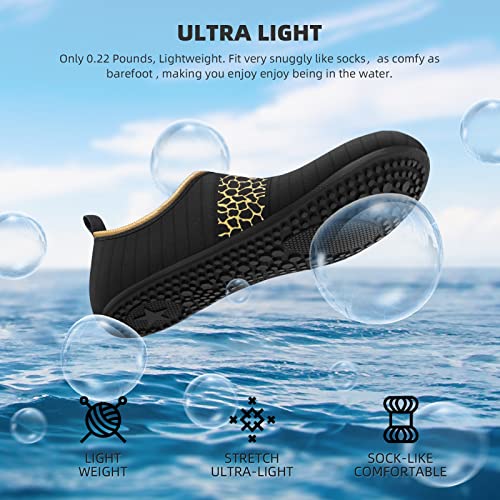 ATHMILE Water Shoes Women Men Barefoot Aqua Socks Quick-Dry for Beach Swim Pool Yoga Camping Cruise Surf Sport - Image 4
