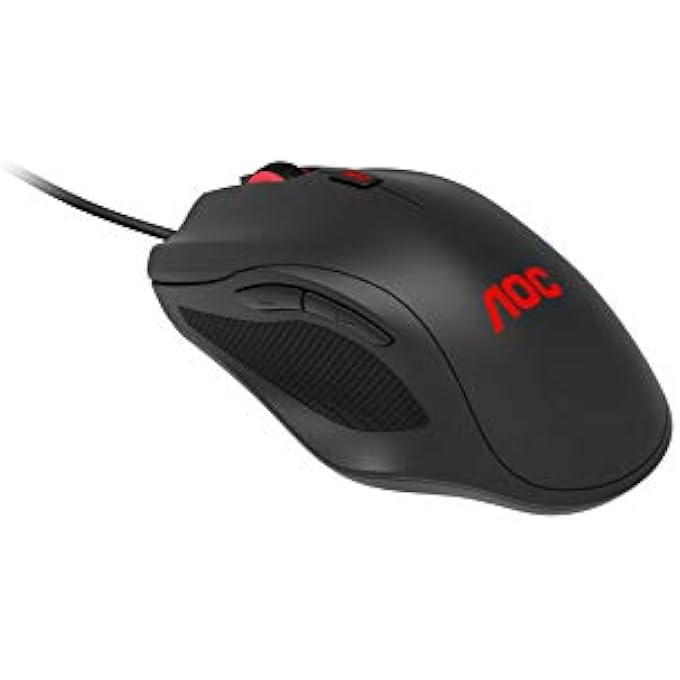 AOC GM200 GAMING MOUSE - 4200 DPI - RGB COLOURS - 1.8 METRE PVC CABLE - Image 1
