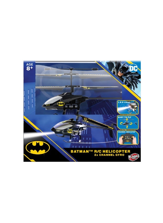 Bladez Toyz Dc Batman Batman 2-Channel Gyro Rc Helicopter (Black) - Image 1